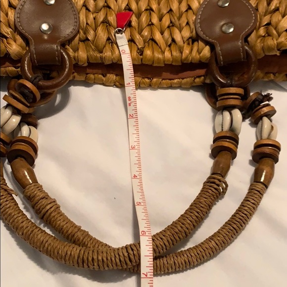 Straw Shoulder Tote - Picture 11 of 11